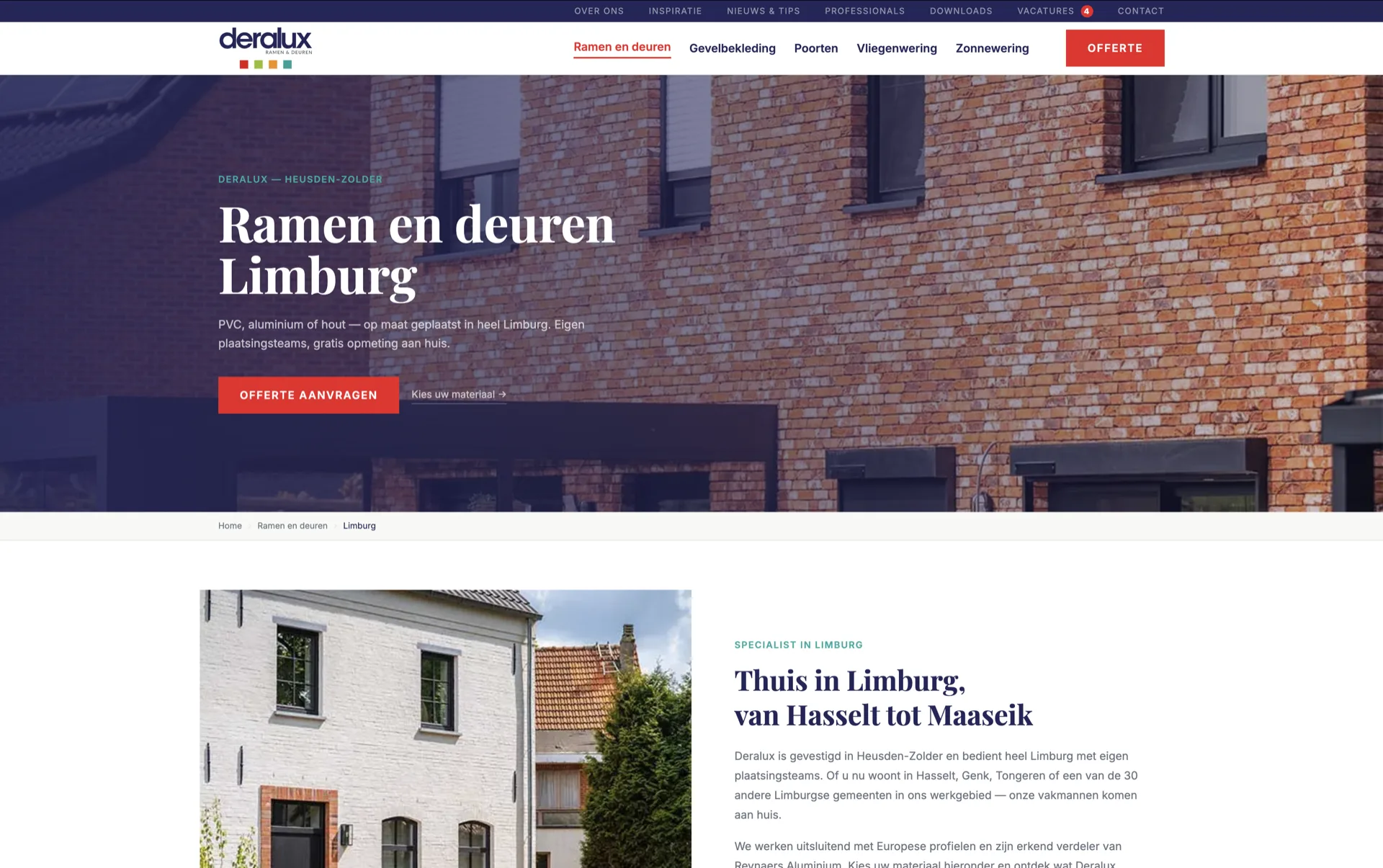 Screenshot SEO-pagina